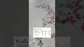One flower, three techniques - tutorial now available on my Patreon❤️#watercolortutorial #watercolor