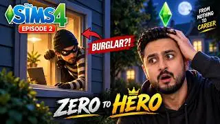 A Burglar, A Promotion & A $50 Maid?! | Sims 4 Episode 2