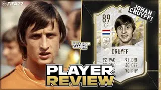 THE 5* 5* GOD! 😇 89 Base Icon Johan Cruyff Player Review | FIFA 22 Ultimate Team
