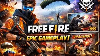 🔥 FREE FIRE EPIC GAMEPLAY 😱 | NONSTOP ACTION + HEADSHOT | FF LONG VIDEO 💥