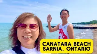 Canatara Beach Sarnia Ontario #discoverontario #sarniaontario #sarnia #beach #beachvibes #longdrive