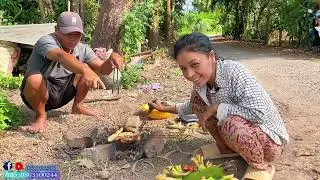 Tới Công Chuyện u21 làm Chuyện Này Khiến Vợ Chồng U30 Nướng Chuối Ăn Thay Cơm ,!