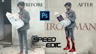 Photoshop Tutorial: Iron Man flying Manipulation Effects