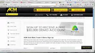 How To Open an ACMGold Demo Account