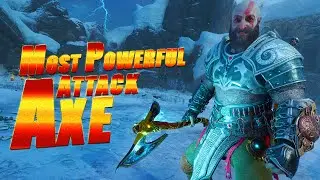 Most Powerful AXE Attack 😲 God Of War Ragnarok