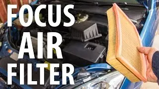 Simple how-to: Replace engine air filter, Ford Focus