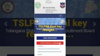 TSLPRB SI and Constable  final key released???Results???