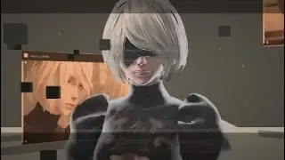 Nier Automata | 9S and The Soulbox Cutscene | 4K 60FPS