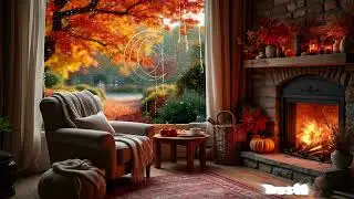 Rain and Fireplace Crackling for Sleep 🔥🌧️ | Fall Asleep in Minutes