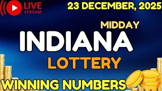 Indiana Midday Lottery Results For - 23 Dec, 2025 - Daily 3 - Daily 4 - Powerball - Mega Millions