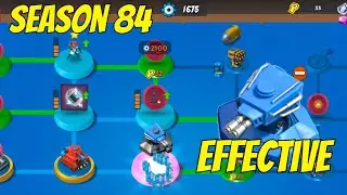 Boom Beach Warships Season 84[ Building Health 50% Shock Blaster  Effective!]