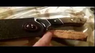 Making a Side carry knife sheath for my friend Alex. Part 2