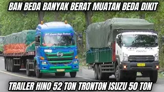 Raungan Tronton Isuzu Giga Muatan 50 Ton Ditanjakan Hutan Baluran Muatan Beda Sedikit Dengan Trailer