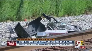 West Chester man drove around railroad gates