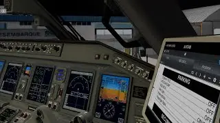 Embraer E195 Approach and Landing Chapec&oacute; SBCH - X-Crafts E-jets - AZU4349