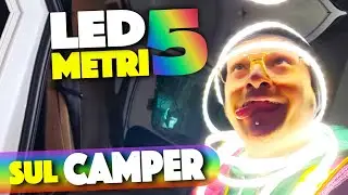 5 metri di led sul camper