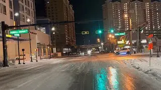 Panama City Beach, Florida 2025 - Winter Storm Aftermath! Completely Frozen Over! RARE WEATHER