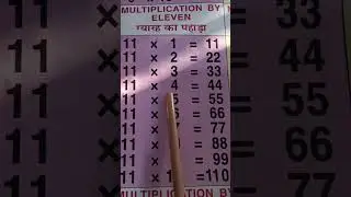 #Tableof11, 11ki table ,बच्चों को आसानी से सिखाए table, #learnmultiplicationtableof11, tables, #11
