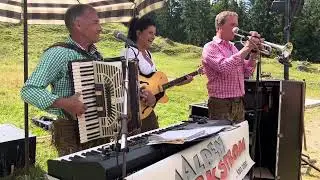 Alpenstarkstrom auf der Schilpere Alpe am Hochgrat, August 2022