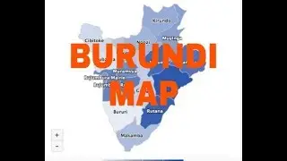 How to draw map of Burundi