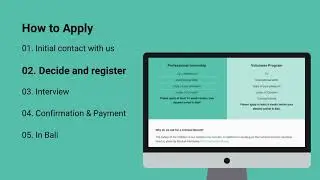 How To Apply - Bali Internships