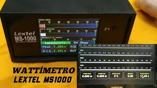 WATTÍMETRO LEXTEL MS1000  COMO USAR COM UM MONITOR  EXTERNO
