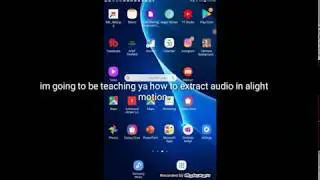 HOW EXTRACT AUDIO IN ALIGHT MOTION TUTORIAL