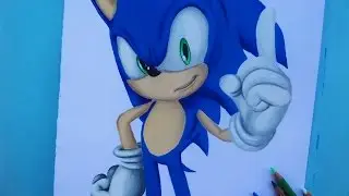 Sonic the Hedgehog- Speed drawing