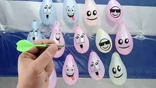 Super Satisfying Mini balloon blow & pop fun #balloon #satifying 