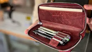 DIY Your Own Leather Pencil Case with FREE PATTERN | Step-by-Step Tutorial
