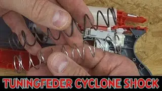 EINBAU BLASTERPARTS TUNINGFEDER IN DIE NERF CYCLONESHOCK [...über 30 Meter !]