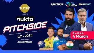 Pitchside: Champions Trophy Semi-Finals | AUS vs IND | 2025  (Pre-Match Analysis) | SportsEye