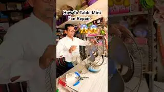 How to Table Mini Fan Repair 🛠️ #fanbearing  #repairathome #repairproject #repairtutorial #repair