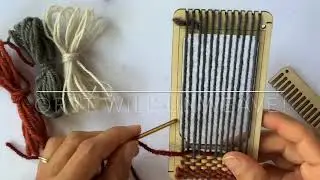 Basket Weave on a Hello Loom