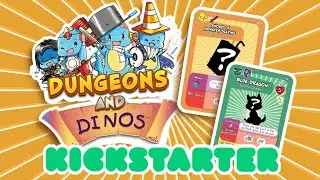 Dungeons and Dinos Kickstarter Trailer : A (Mostly) Cooperative Card Game Inspired by D&D