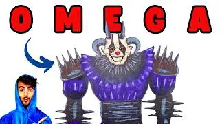 Como DIBUJAR al PAYASO OMEGA Proyecto del DMD (Fede Vigevani) / How to DRAW OMEGA CLOWN