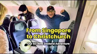From Singapore to Christchurch: Our Air New Zealand Adventure - Vlogging with Samsung S22 Ultra