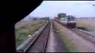 Cow hit by Goods Train Indian Railways