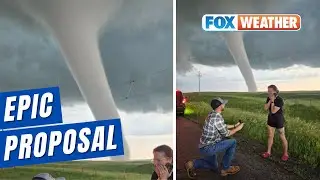 Storm Chasing Couple Becomes Engaged In Front Of South Dakota Tornado