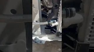 Install the plastic of AC condenser line || Toyota Camry 2023 hybrid || #youtubeshorts #toyota #fyp