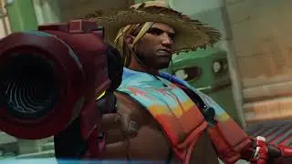 Overwatch McCree/ Cole cassidy amazing deadeye team kill