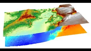 Simulation d'un Tsunami au Maroc via ArcSc&egrave;ne || Geospatial Simulation of  Tsunami Using GIS  DATA