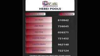 Live Stream LIVE DRAW HEBEI