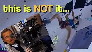 james bond's camera crew tried filming climbing... 🤦 | IFSC Innsbruck 2024 Lead Final