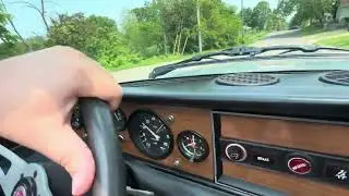 1980 Fiat Spider 124 2000 Driving POV