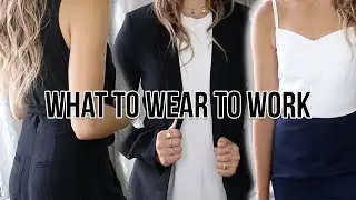 WHAT TO WEAR TO WORK: Huge Professional Try On Clothing Haul