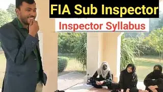 FIA Sub Inspector Written Test By Sir Waqar Waheed | FIA Inspector Syllabus | FIA Syllabus Inspector