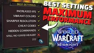 BEST SETTINGS For MAXIMUM PERFORMANCE In Midnight