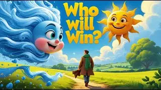 The Wind and the Sun | Fun Moral Story for Kids | Learn the Power of Kindness |