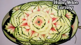 Water Melon Carving for beginners | by Khmer Carving Arts | how to Carving Fruit